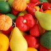 Simulated fruit shaped aromatherapy candles wholesale tomato, starfruit, orange, strawberry shaped handmade aromatherapy home de